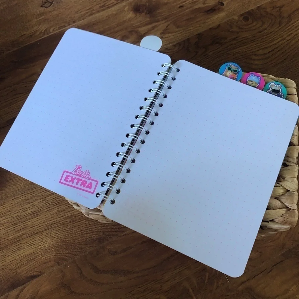 Barbie Tabbed spiral notebook journal